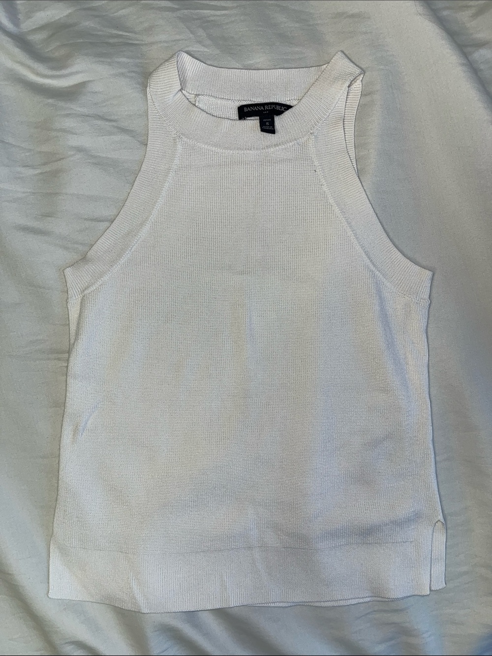 Banana Republic Ribbed High Neck Tank Top Like New